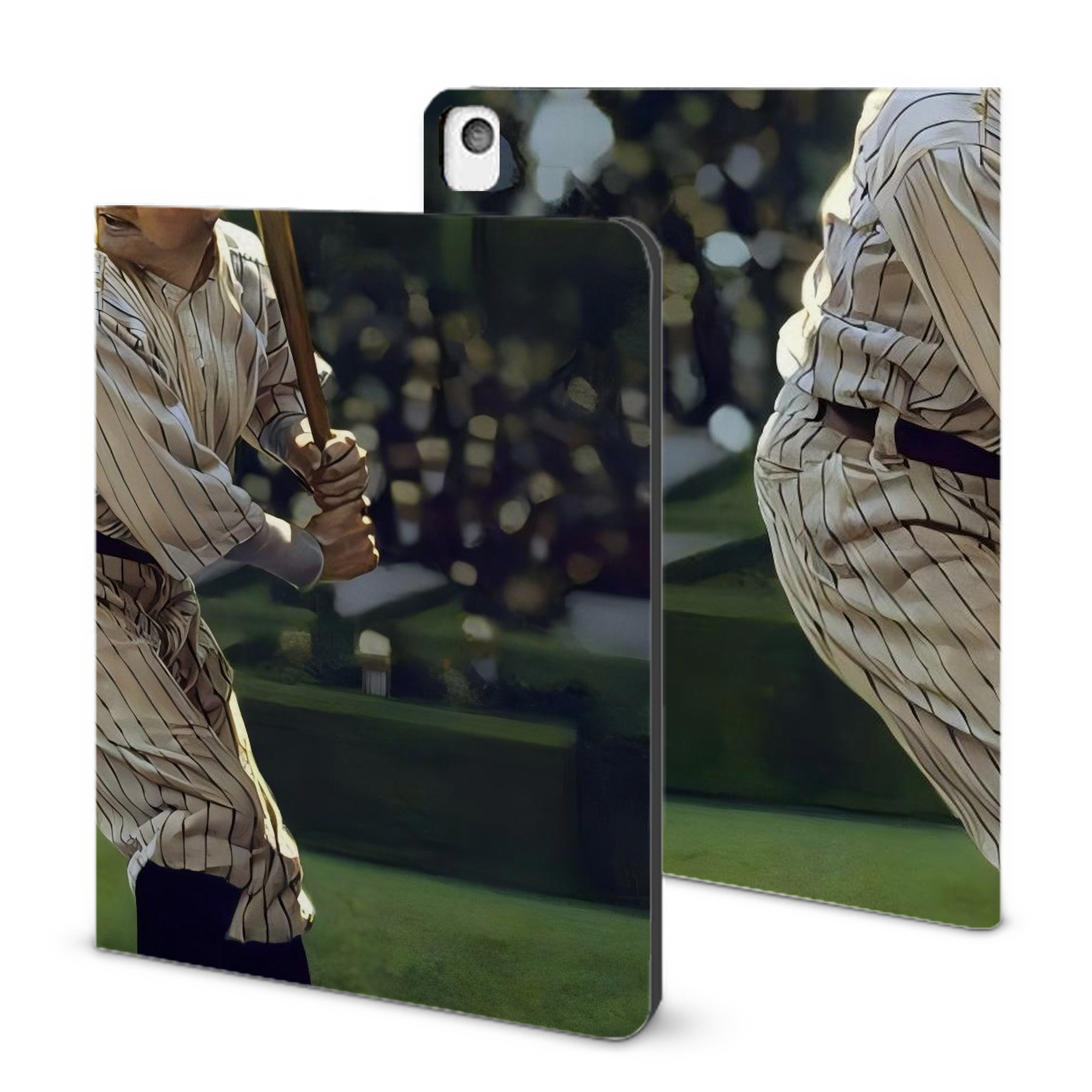 Babe Ruth 19 IPad Book-Style Case With Pencil Slot – Slim PU & TPU Cover – Full Protection, Precise Fit, Water & Scratch Resistant